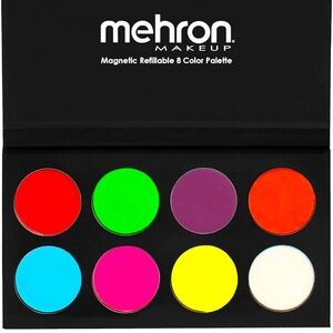 Mehron Makeup Paradise UV neon 8 Color Palette